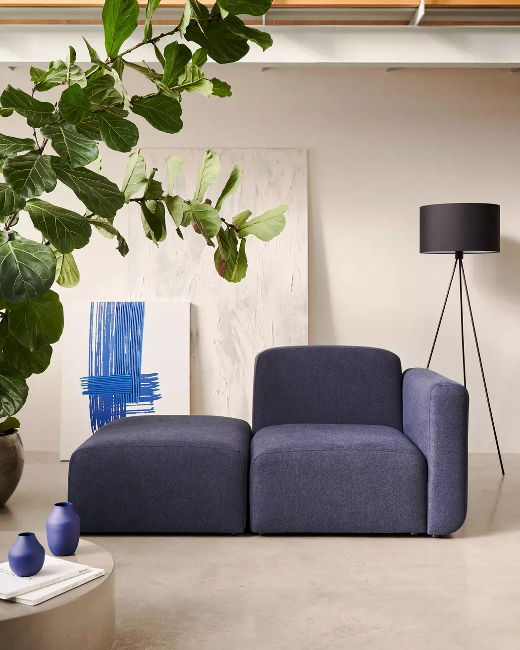 1-Sitzer mit Anstellhocker Neom