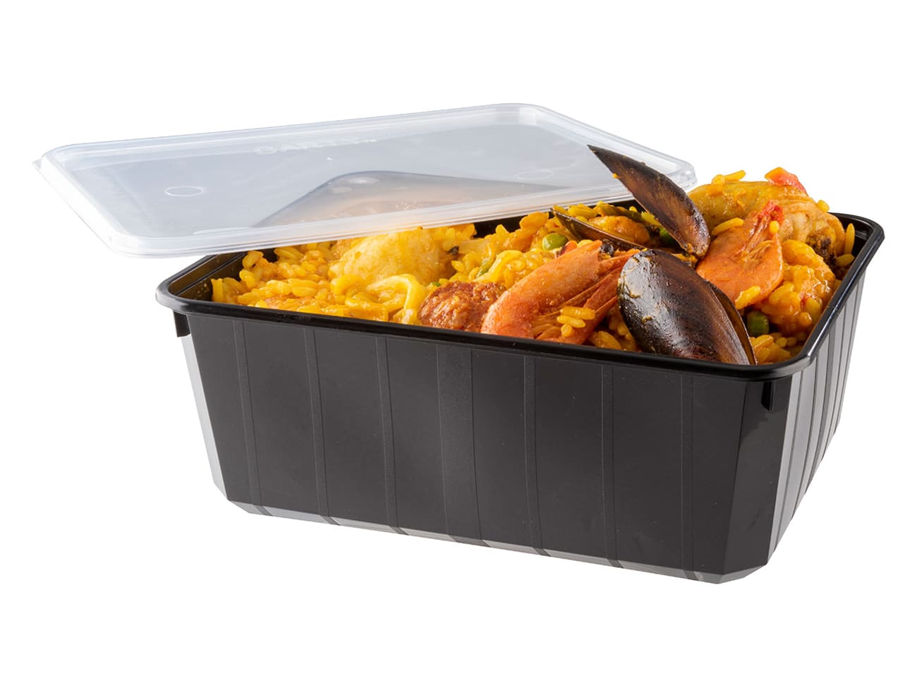 Boîte de conservation CartyBox noire - avec couvercle - 180 cl (x 25) - Carty