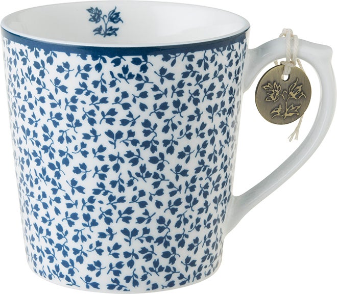 Laura Ashley mok Floris blauw 0,35 L