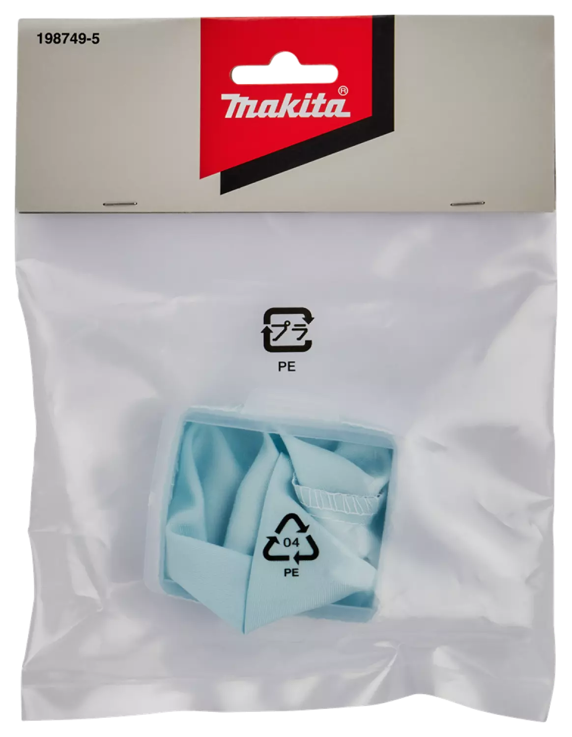 Makita 198749-5 Linnen stofzak (makkelijk uitklopbaar) - 0,5L