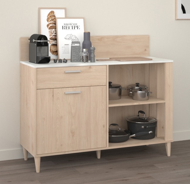 Parisot Beistellschrank GALA 12 Jackson Eiche NB ca. 120x100x41 cm