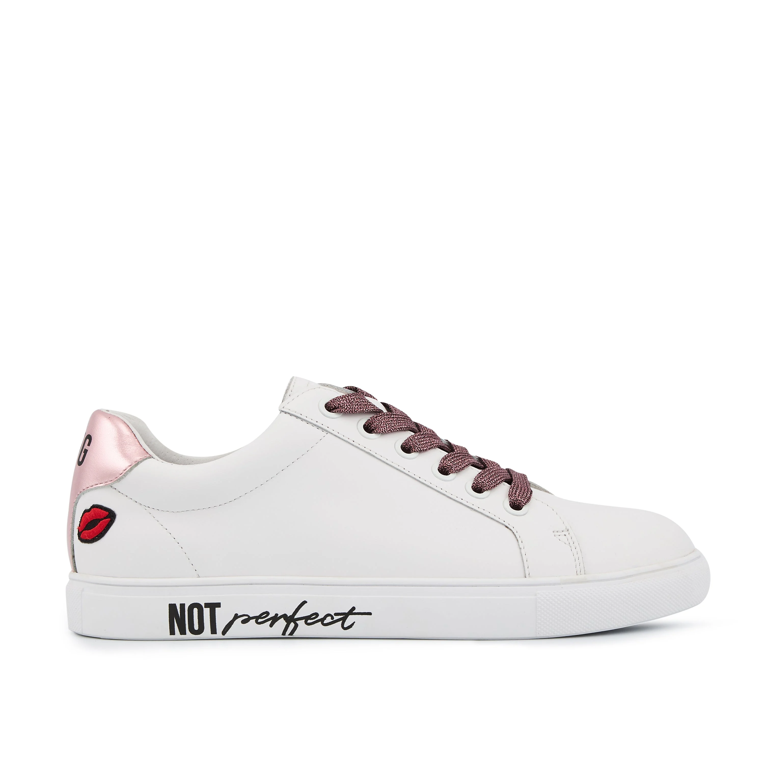 SIMONE NOT PERFECT - Sneakers en cuir | Blanc