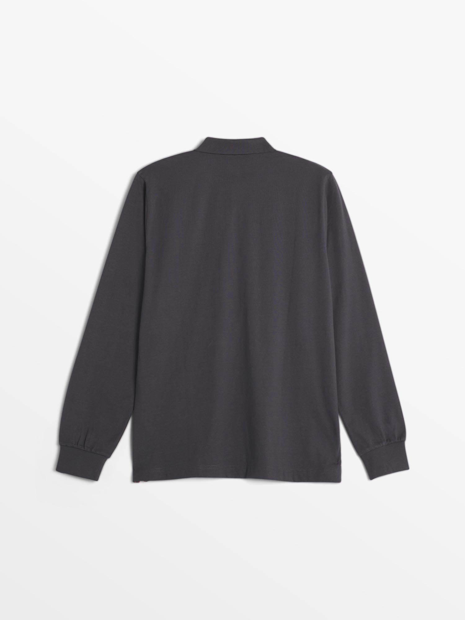 Polo Homme Rayures Poitrine Gris