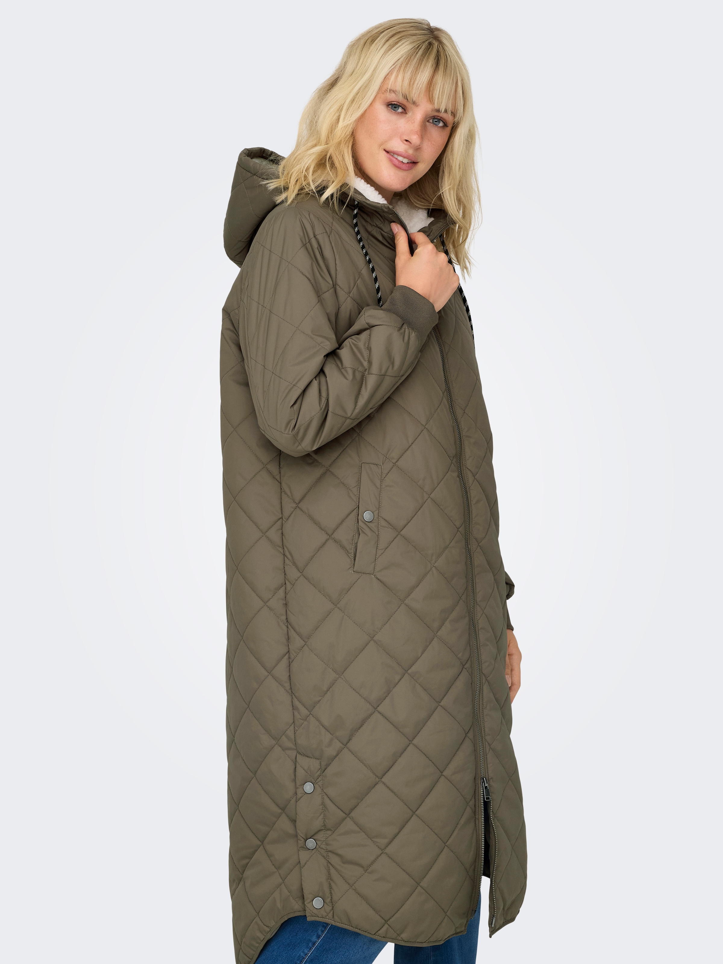 ONLY Steppmantel »ONLNEWSANDY QUILT COAT CC OTW«