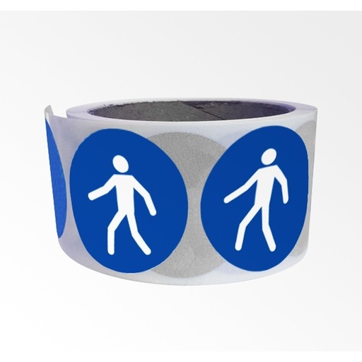 Rouleau de Pictos d'Obligation - Utiliser le passage - M024