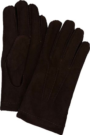 Profuomo Handschoenen Wol Bruin Suede PPUG30007C-H kopen