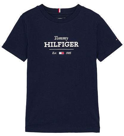 Tommy Hilfiger T-Shirt - Monotype 1985 - Dark Nacht Navy