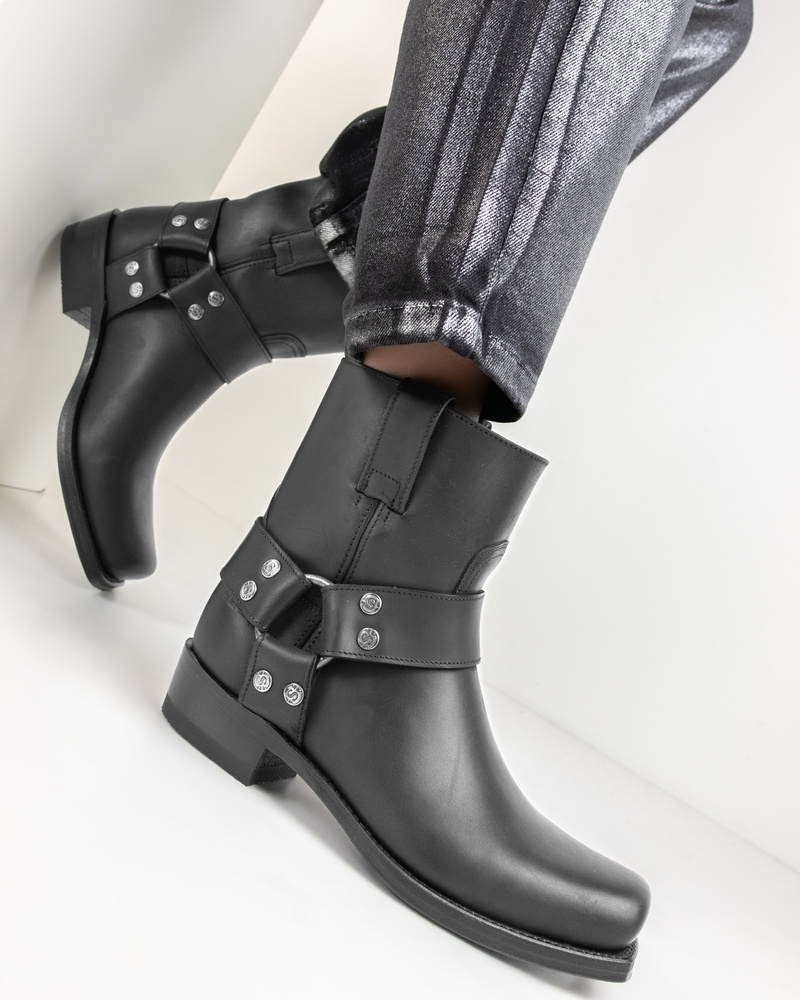 Sendra 9077 Pete Bikerboots  - zwart