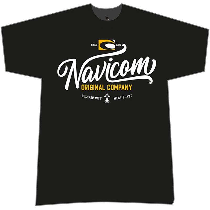 Tee Shirt Manches Courtes Homme Navicom 2020 Wave - Noir