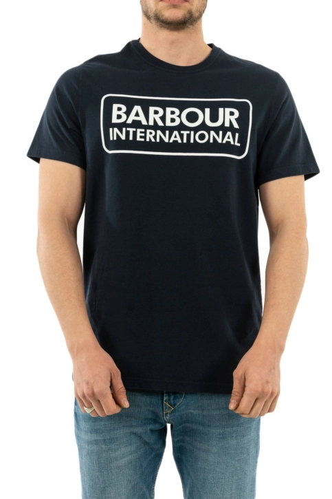 tee shirt barbour mts0369 ny39 international navy