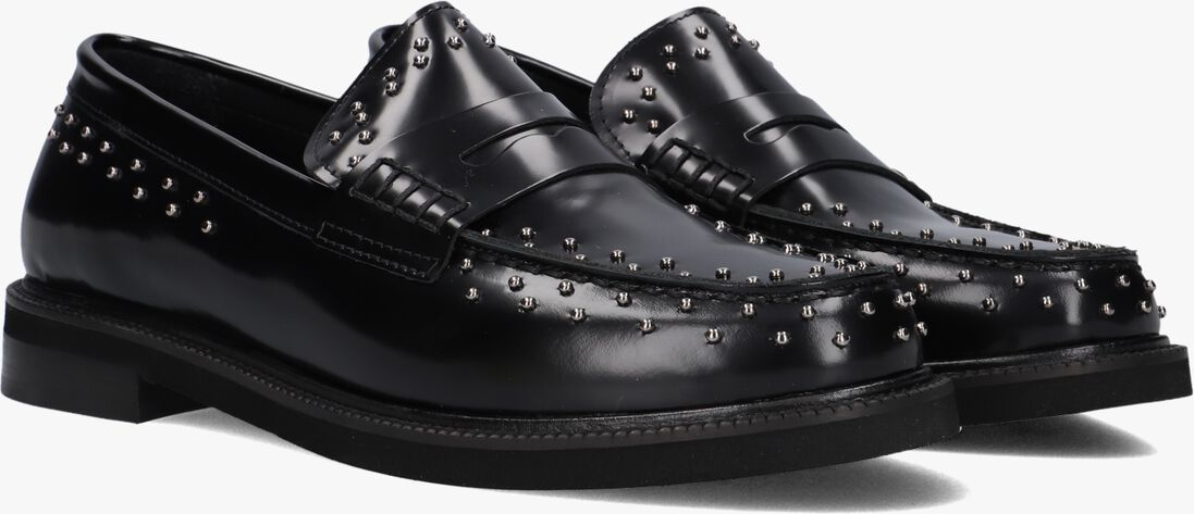 zwarte stefano lauran loafers 12095