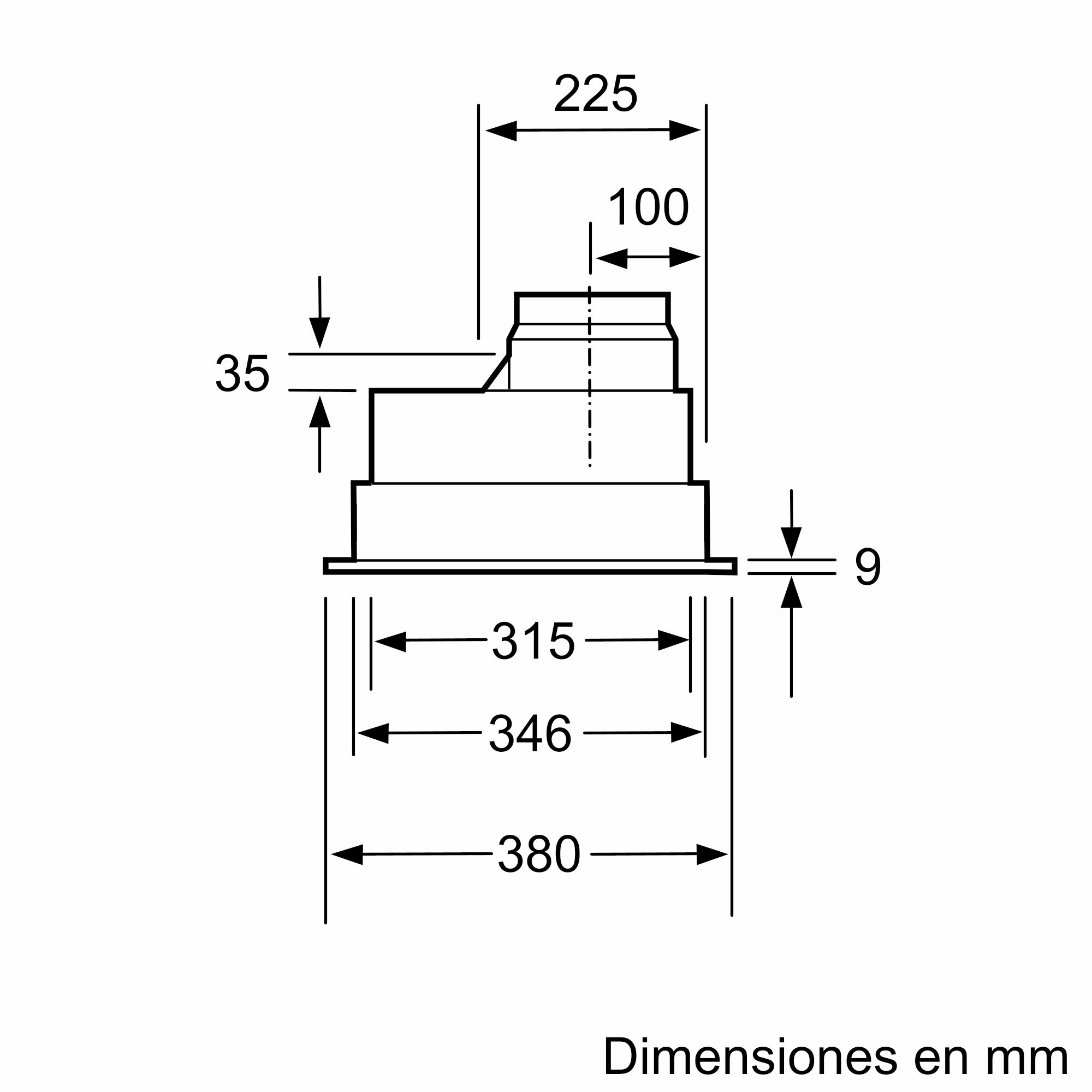 Módulo de integração Série 4 75 cm Prata DHL755BL