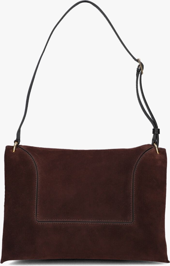 bruine wandler schoudertas penelope slouch bag