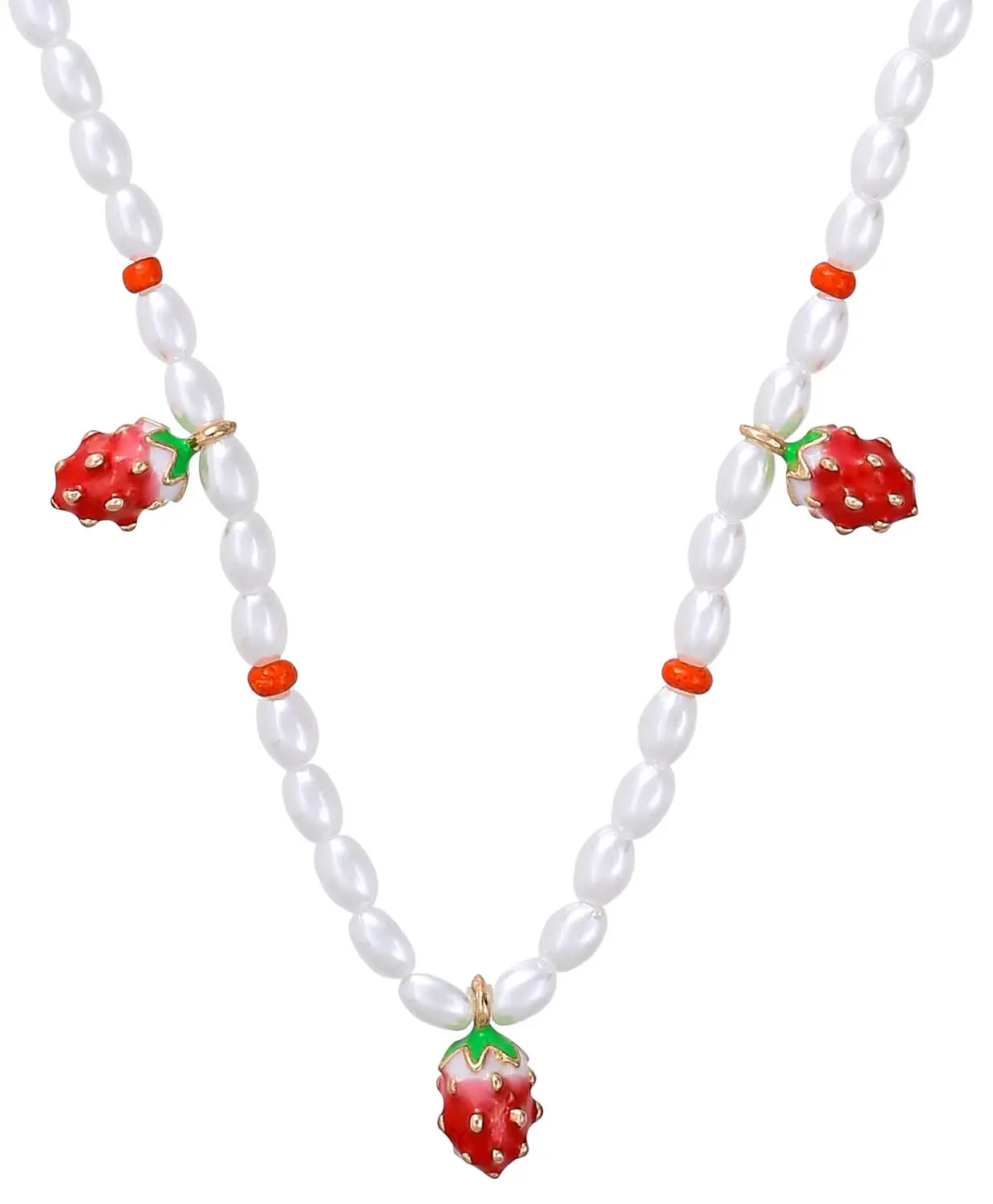 Kette - Pearly Strawberry
