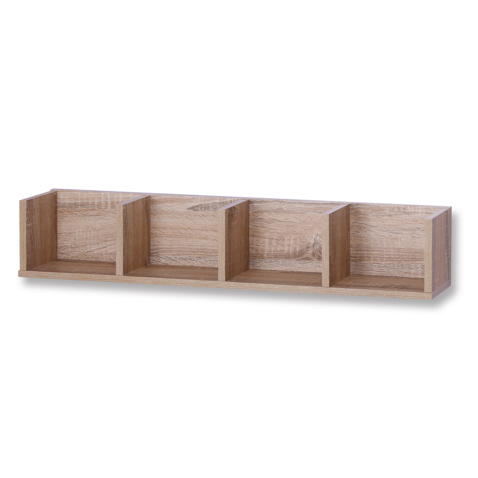 Wandregal - Sonoma Eiche -4 Fächer - 91,5 cm