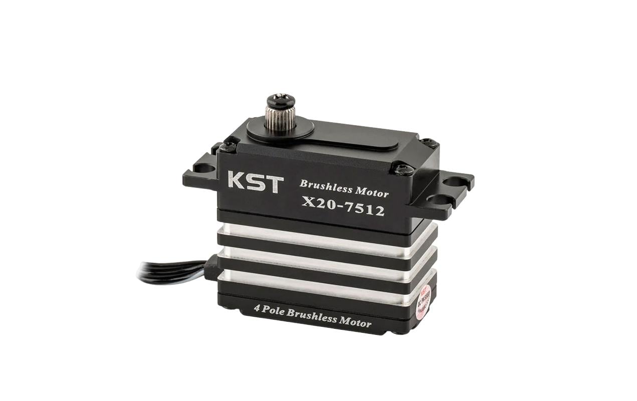Standard Servo X20-7512 V8.0 82 kg, 0.11 s, Brushless HV<br>Extrem starkes Bruhless Standardservo mit Metallgetriebe