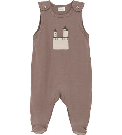 Fixoni Bodys?t - Smækbukser/Body l/æ - Deep Taupe