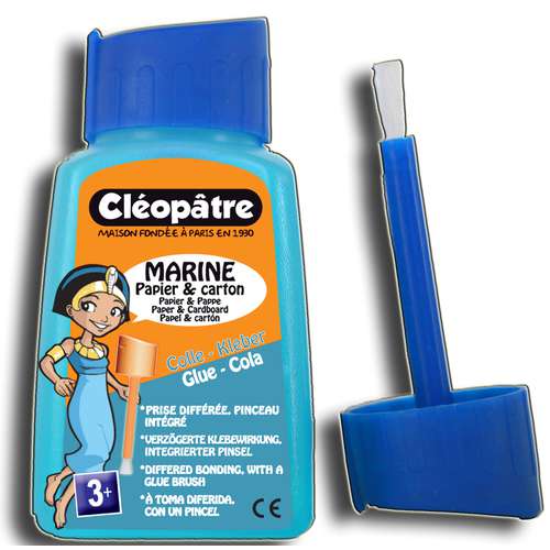 Cléopâtre Klebstoff Marine für Kinder
