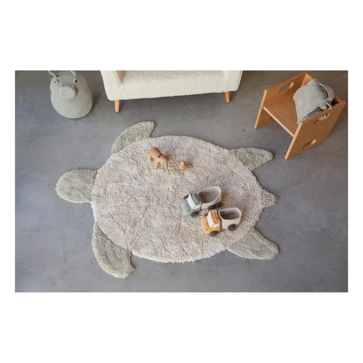Lorena Canals Tapis Sea Turtle | Olive