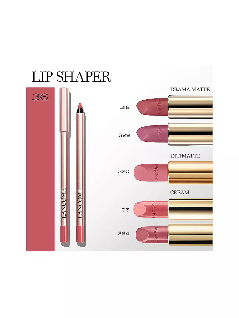 LANCÔME Lippenkonturenstift - Lip Idôle Lip Shaper Creamy Matte Lip Liner (36 Nude Now) beere