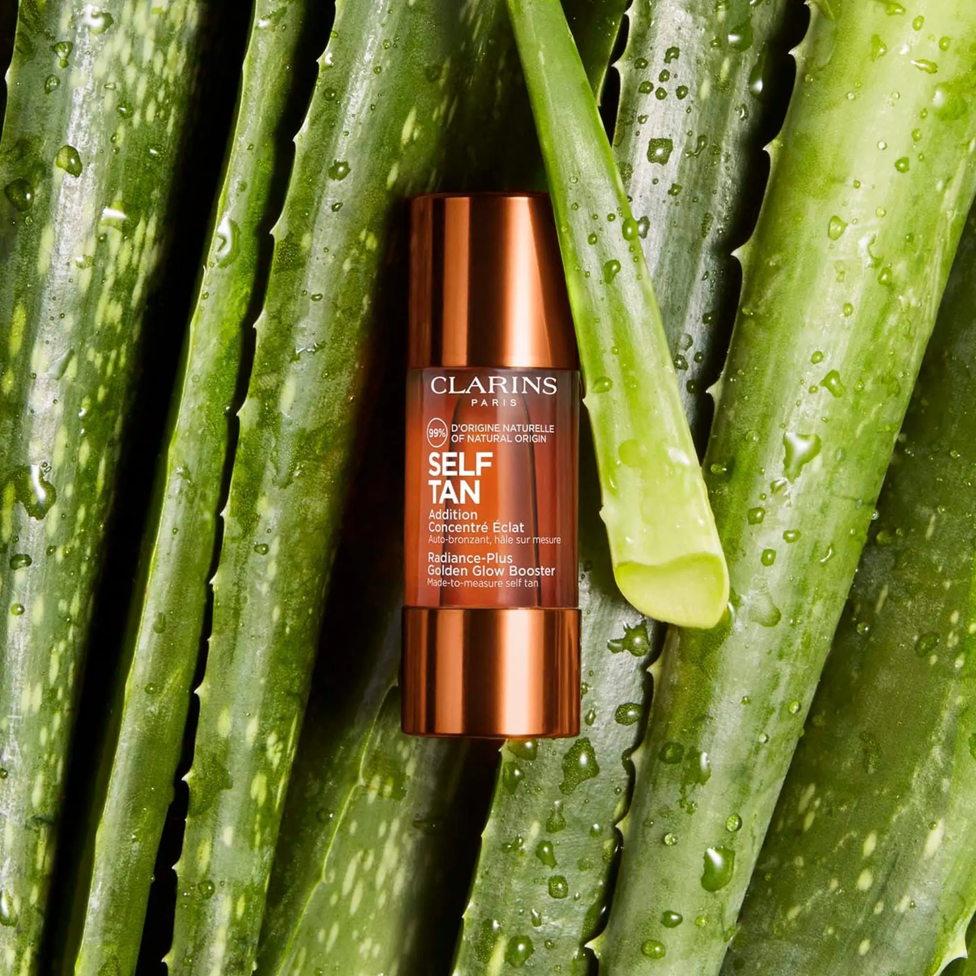 Clarins - Addition Concentré Eclat Visage Auto-Bronzant visage- Solaire