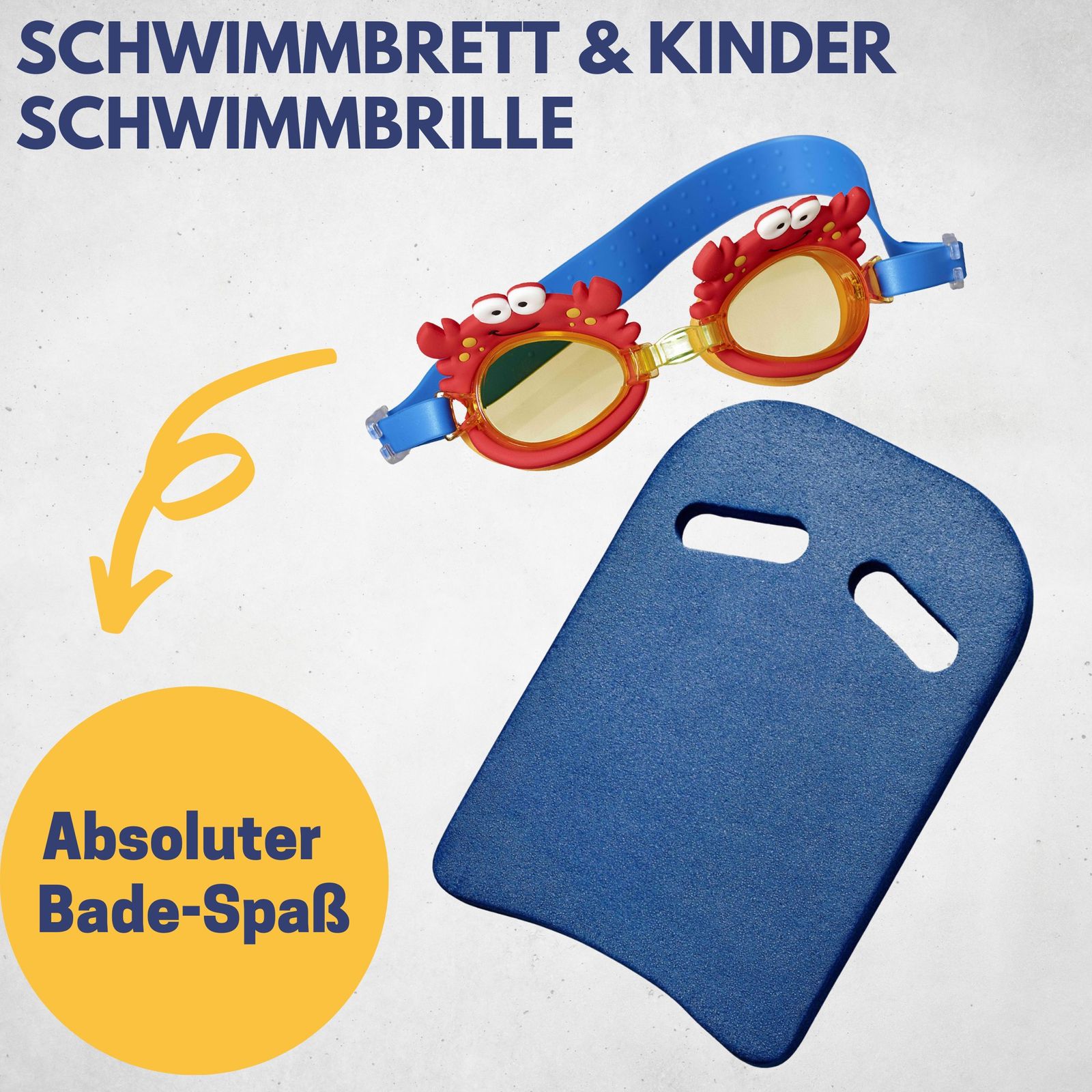 Best Sporting Schwimmbrett Set mit Schwimmbrille Kinder ab 6 Jahre und Schwimmbrett Erwachsene I Schwimmhilfe Erwachsene I Ideale Schwimmlernhilfe für Kinder und Erwachsene