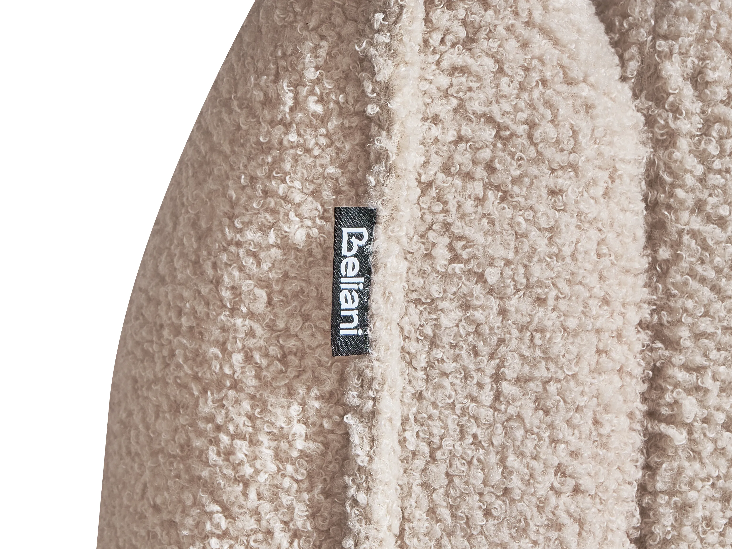 Modulaire U-vormige bank 8-zits MESNALI Bouclé Beige