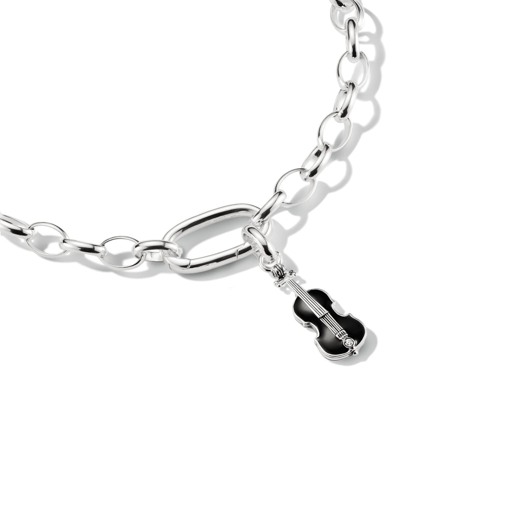 Thomas Sabo Charm-Anhänger Wednesday Cello Zirkonia Connect Silber