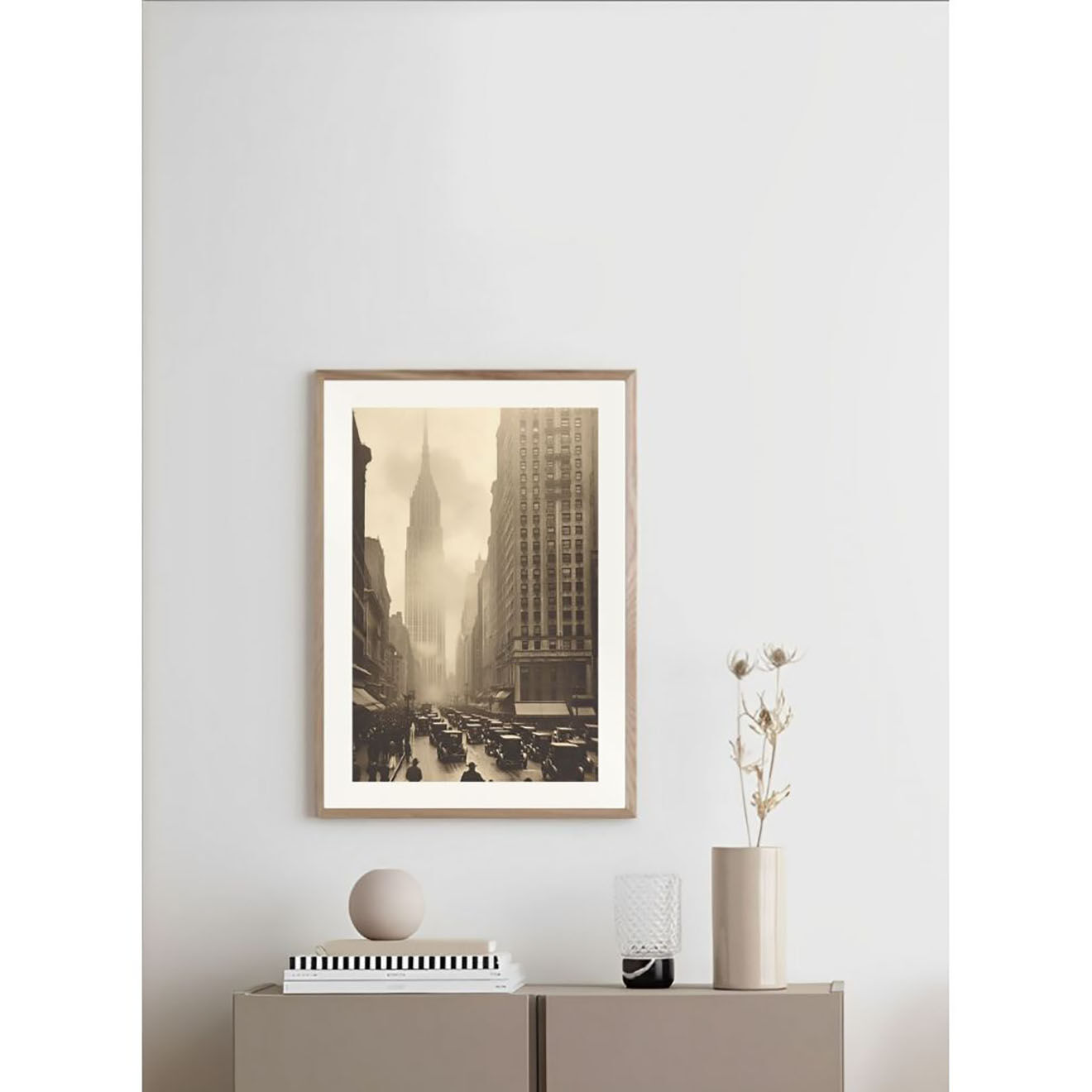 Hartman Affiche Old Postcard 05  noir/blanc - 30x40 cm
