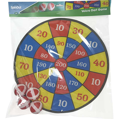 SpinOut Dartspil i velcro