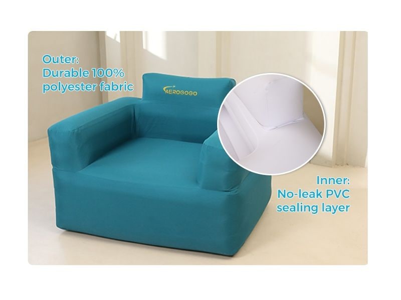 Aerogogo Aufblasbares Sofa BS2 103 x 74 cm Luftsofa