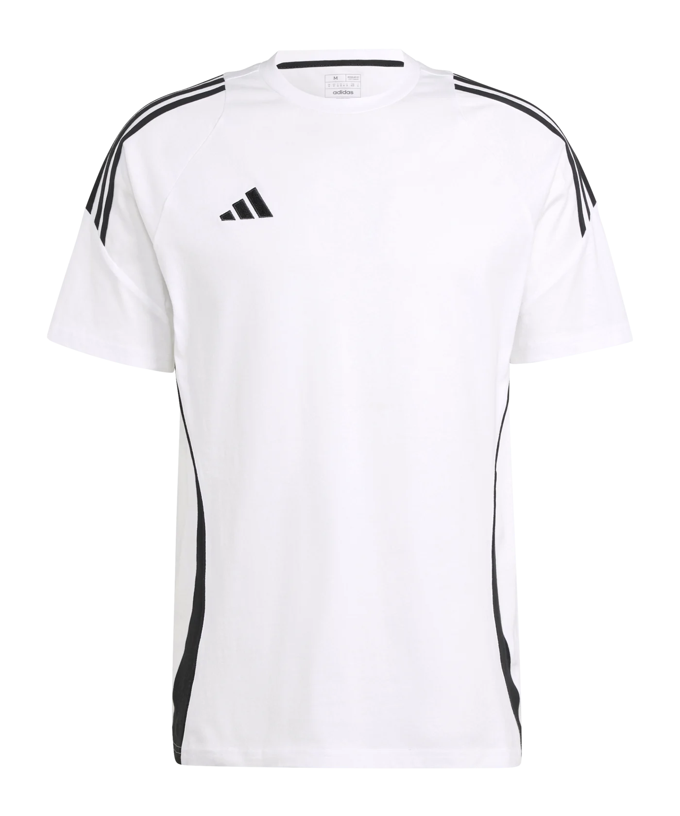 adidas Tiro 24 T-Shirt Weiss Schwarz