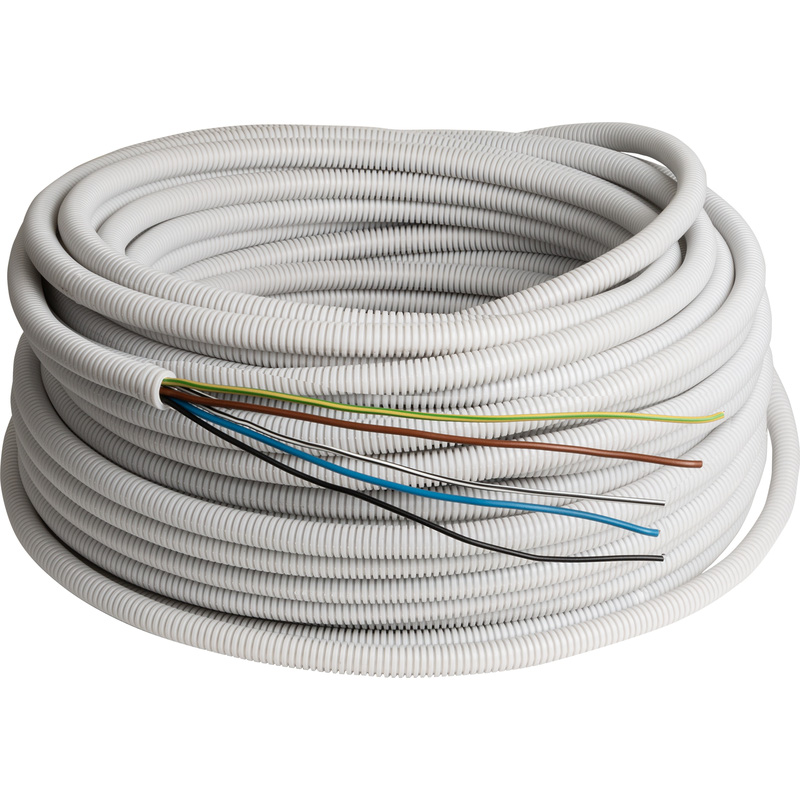 Precaflex Voorbedrade Flexbuis 16mm 3x2,5+2x1,5mm² 25m