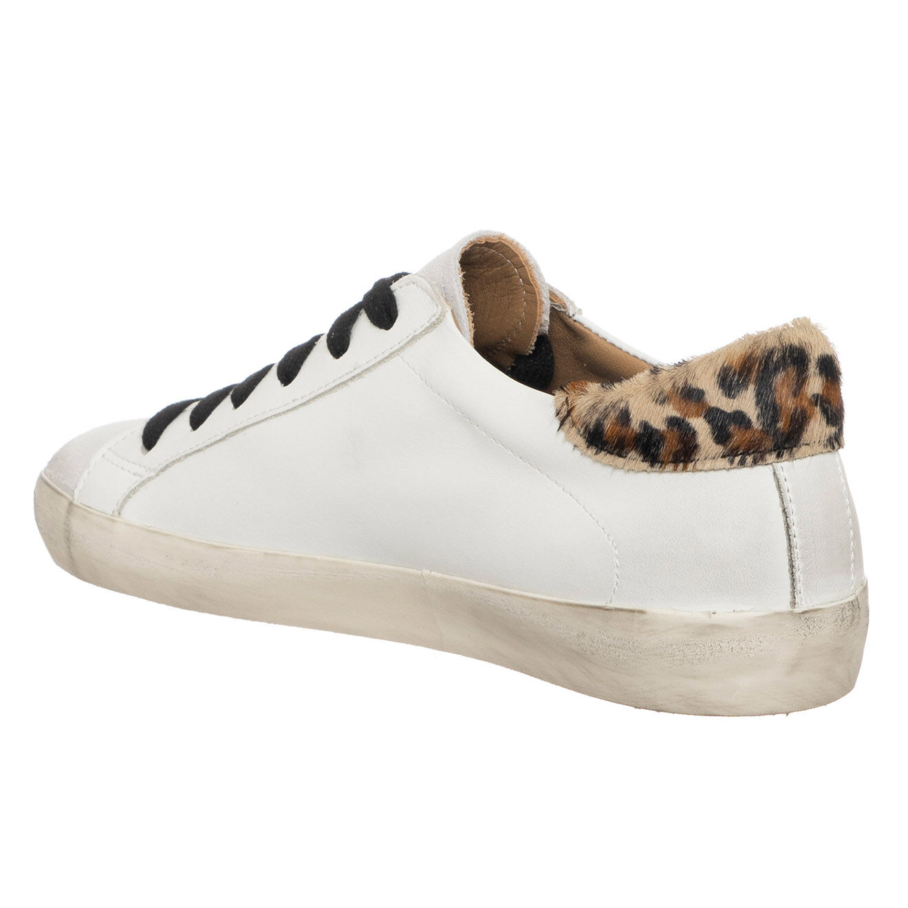 Loretta Pettinari Baskets en Cuir Tatiana blanches