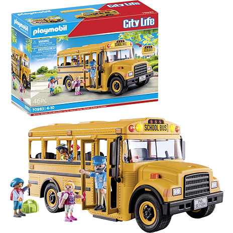 Playmobil amerikansk skolebus 70983