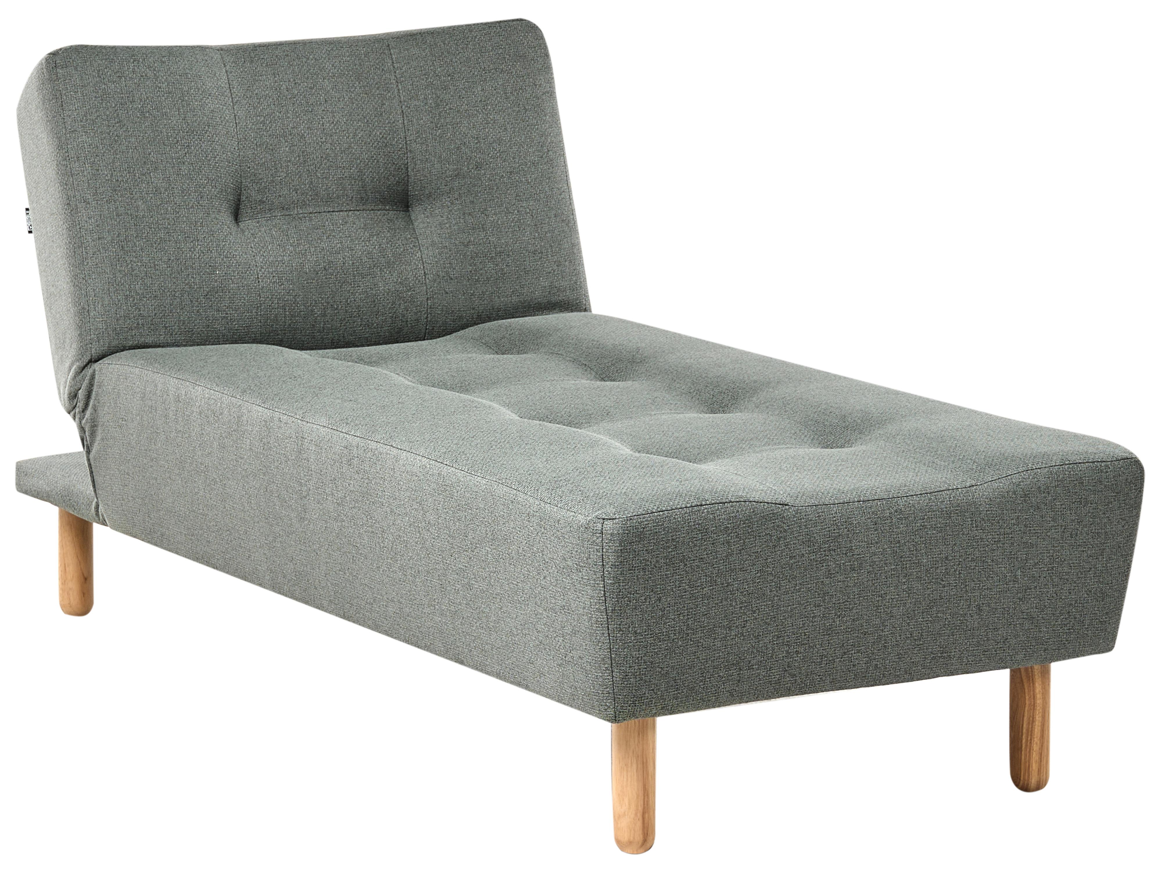 Chaise longue ALSTEN Stof Groen
