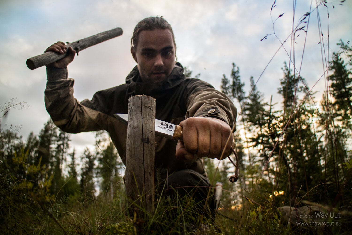 Casström Lars Fält Knife m/tennstål<br>Bushcraft kniv i særklasse