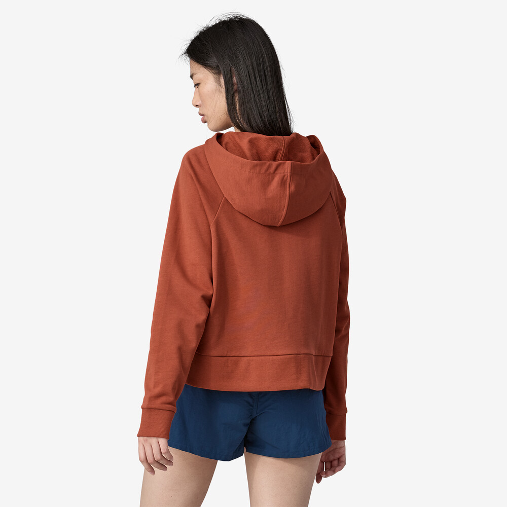 Damen-Hoodie aus regenerativer, biozertifizierter Baumwolle