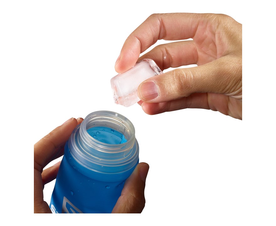 Soft Flask 500ml/17oz Clear Blue
