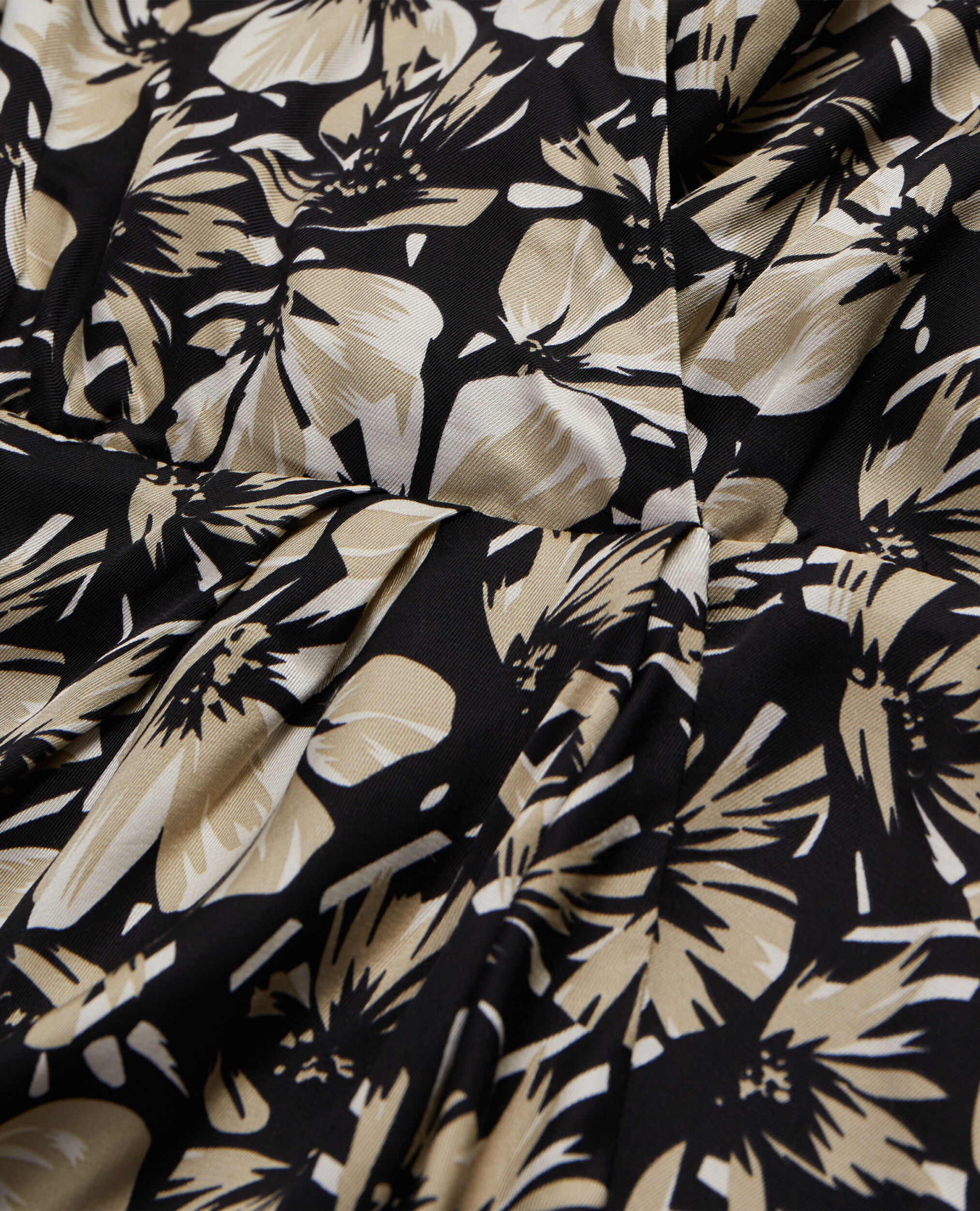 Robe portefeuille courte imprimée