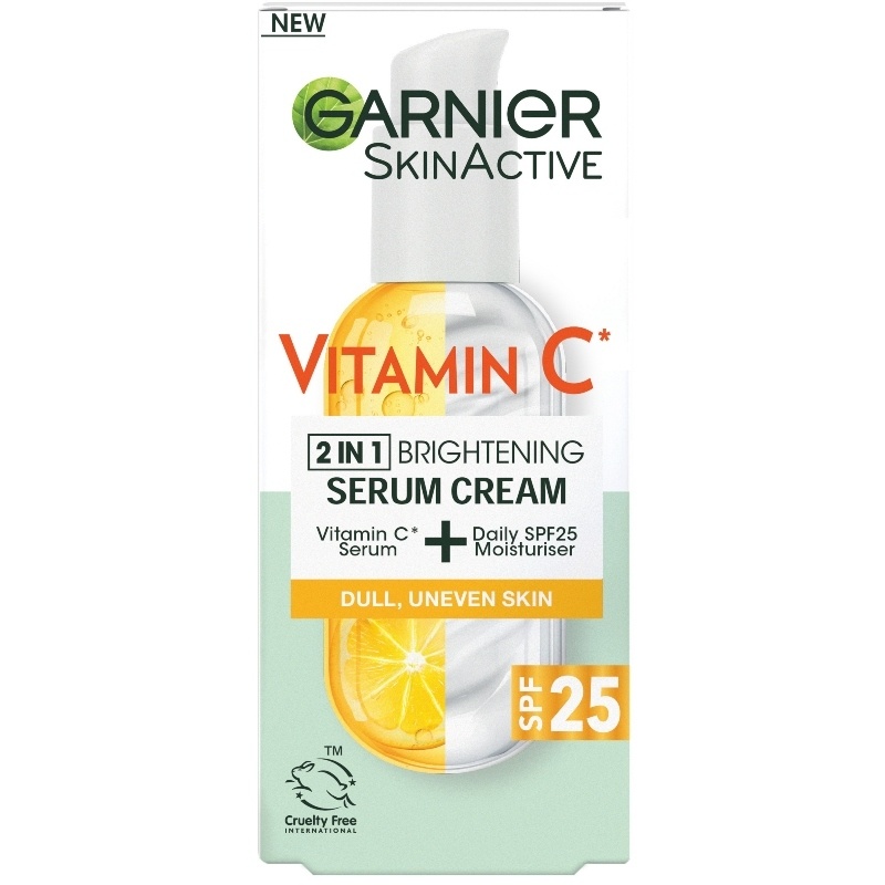 Garnier Skinactive Vitamin C 2-in-1 Brightening Serum Cream 50 ml