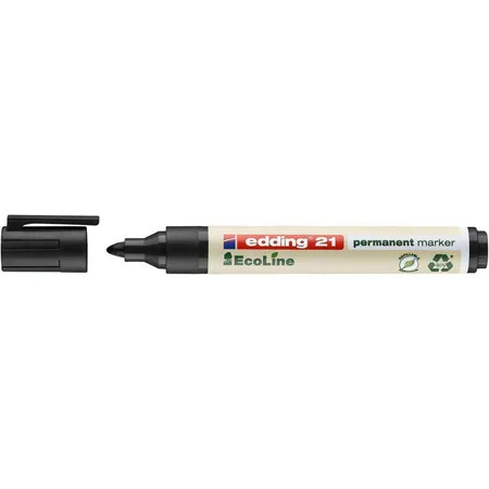 edding 21 EcoLine Permanentmarker, 1.5-3mm schwarz