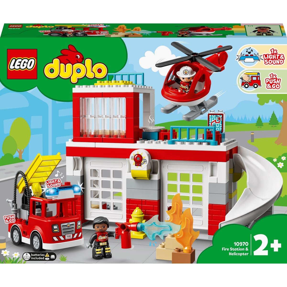 La caserne et l’hélicoptère des pompiers LEGO DUPLO 10970