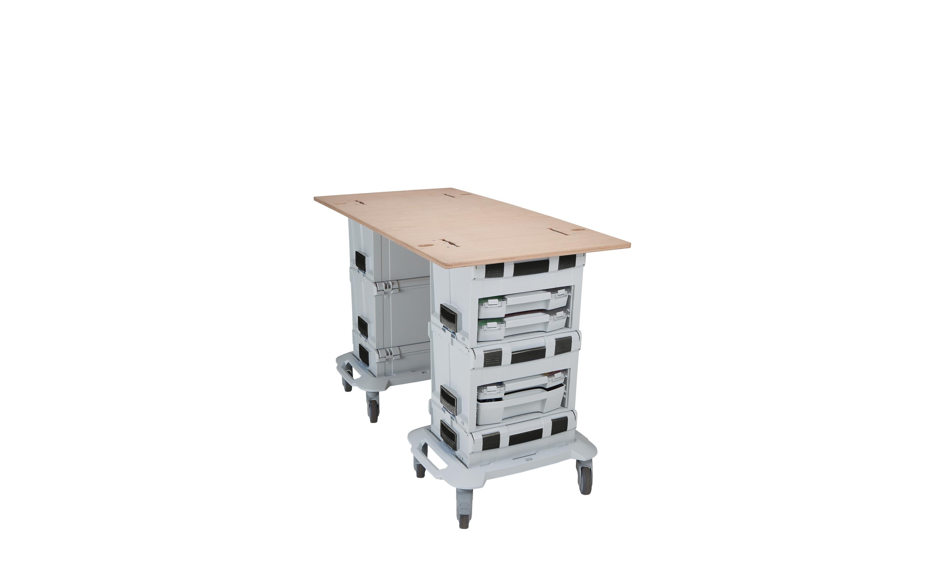 Arbeitsplatte L-Boxx 1400 x 700<br>Mobile Arbeitsplatte L-Boxx