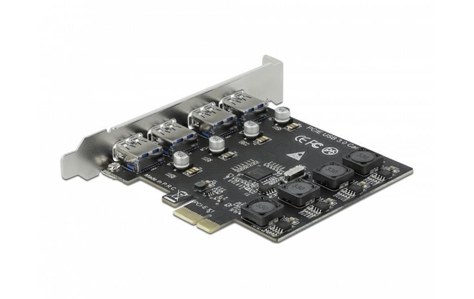 PCI-Express-Karte 90509 USB 3.0 - 4x USB-APCIe-Schnittstellenkarte mit vier USB-A-Ports
