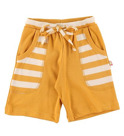 Katvig Shorts - Gelb/Weißer Streifen