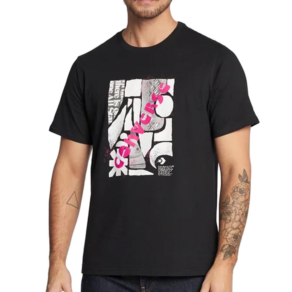 Converse T-shirt Noir Homme Converse Vintage