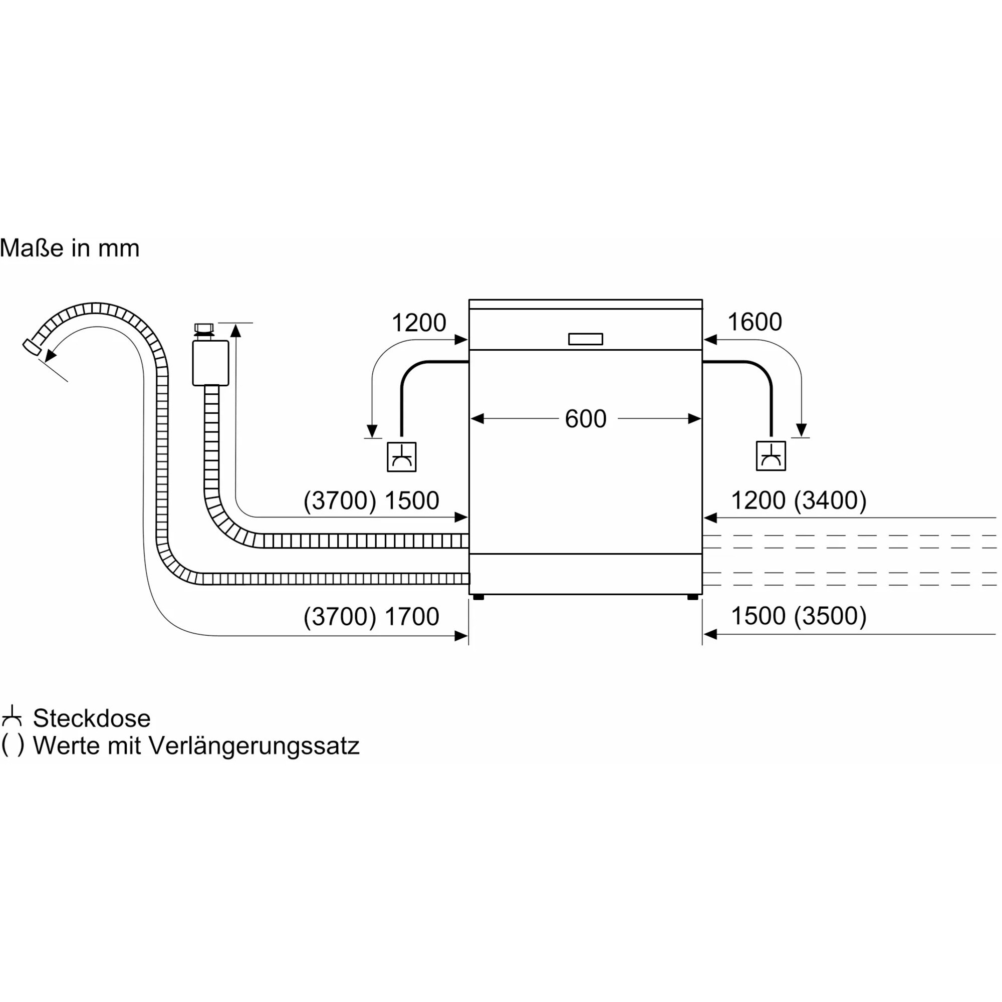 Bosch Spülmaschine SMI4EAS23E Serie 4