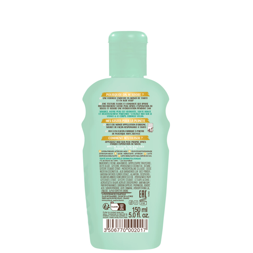 Lovea Sun Kalmerende Aftersun Melk Tahiti Monoï150 ml