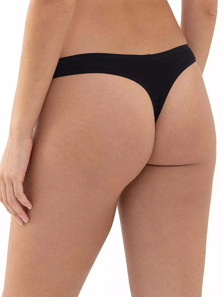 MEY String Superfine Organic schwarz